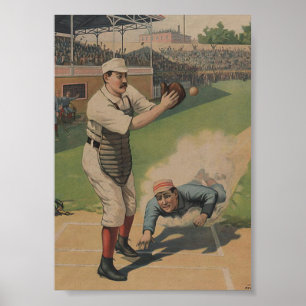 Baseball Poster Print