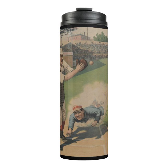 Baseball Poster Thermosbecher (Vorderseite)