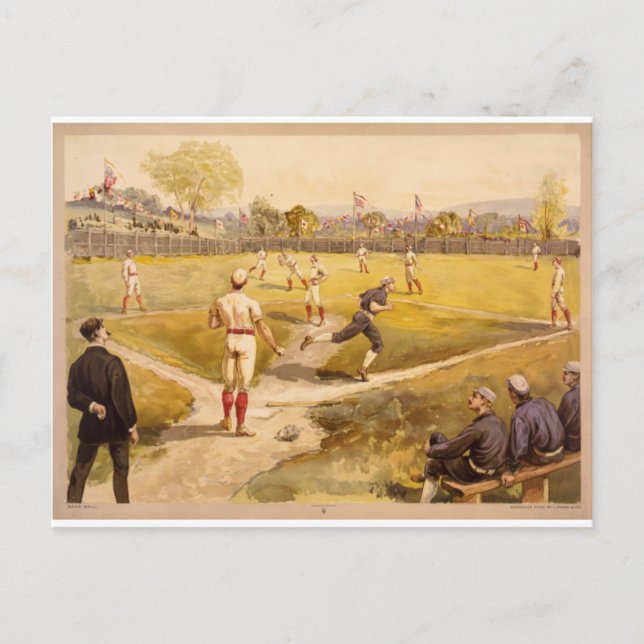 Baseball Postkarte (Vorderseite)