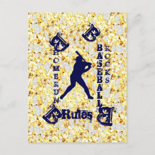 Baseball Postkarte