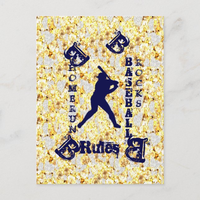 Baseball Postkarte (Vorderseite)