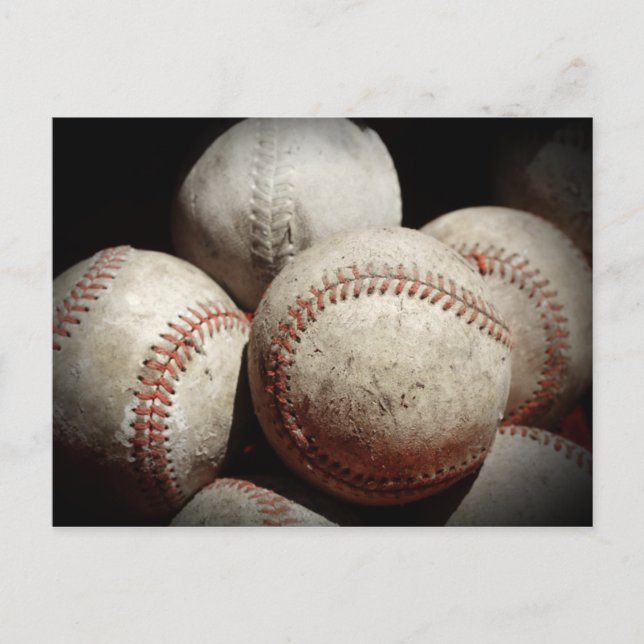 Baseball-Postkarte Postkarte (Vorderseite)