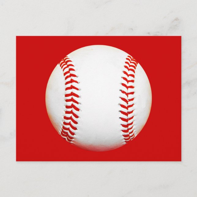Baseball-Postkarte Postkarte (Vorderseite)