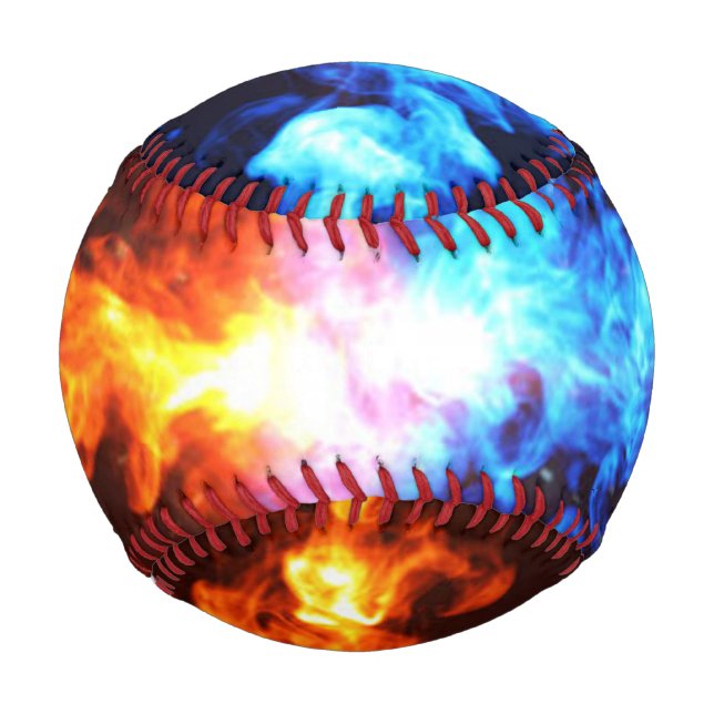 Baseball Red and Blue Fire (Vorderseite)