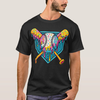 Baseball Respektiere The Drip Eiscreme Gaming Spor T-Shirt