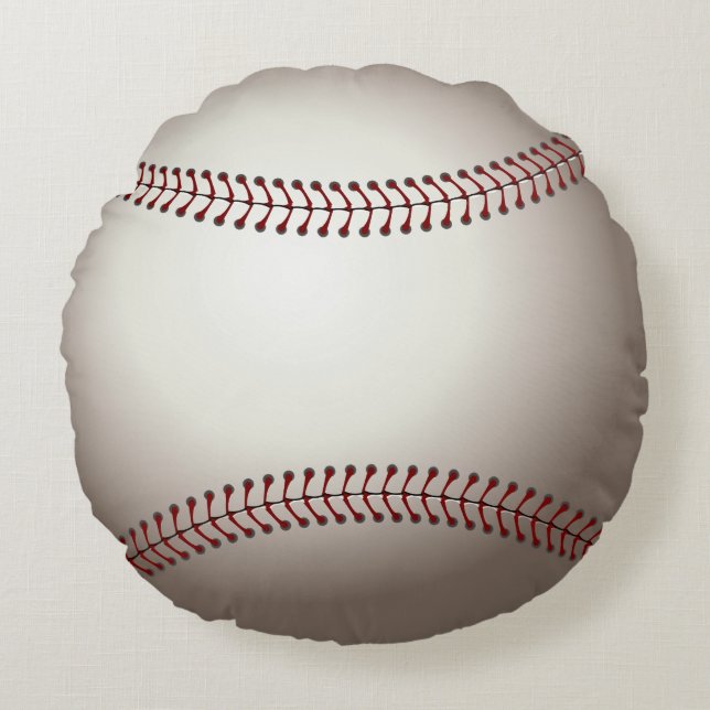 BASEBALL ROND drôle COUSSIN (Devant)