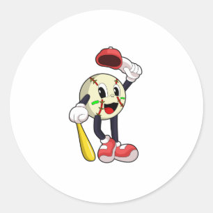 Baseball Runder Aufkleber