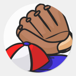 Baseball Runder Aufkleber