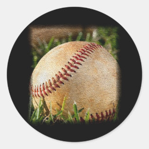 Baseball Runder Aufkleber