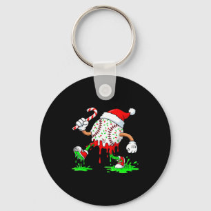 Baseball-Santa-Hut-Weihnachten-Eis-Drip-Bonbon  Schlüsselanhänger