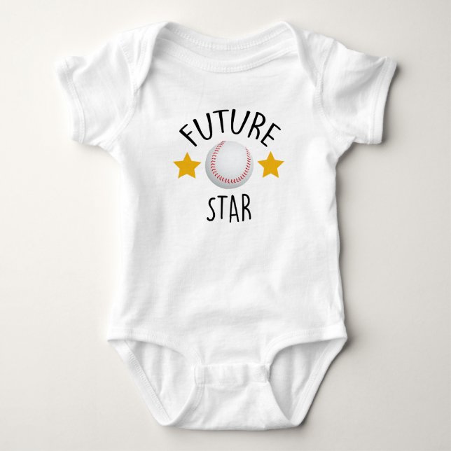 Baseball Säugling Bodysuit, Baseball-Geschenk Baby Strampler (Vorderseite)