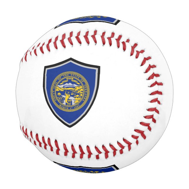 Baseball-Schild aus Nebraska Baseball (Vorne Rechts)
