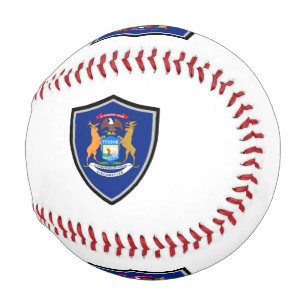 Baseball-Schildflagge in Michigan Baseball