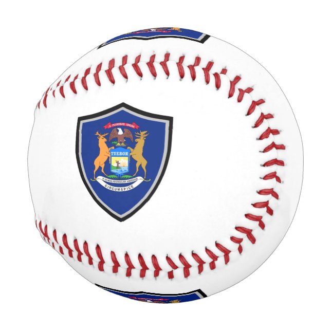 Baseball-Schildflagge in Michigan Baseball (Vorne Rechts)