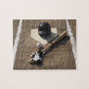 Baseball, Schläger, Schlagenhandschuhe und