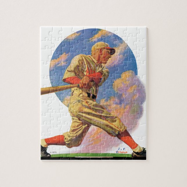 Baseball-Schlagmann (Vertikal)