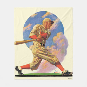 Baseball-Schlagmann Fleecedecke