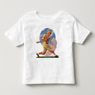 Baseball-Schlagmann Kleinkind T-shirt