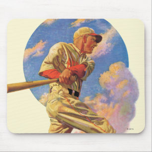 Baseball-Schlagmann Mousepad