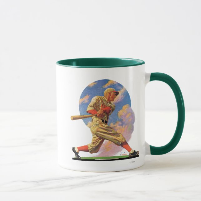 Baseball-Schlagmann Tasse (Rechts)