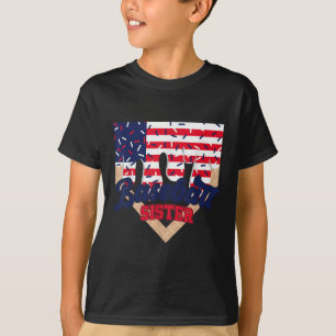 Baseball-Schwester-Drip-Eiscreme-Baseball-Spiel Ta T-Shirt