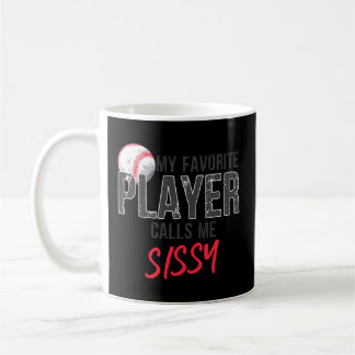 Baseball Schwester Mein Lieblingsspieler nennt mic Kaffeetasse