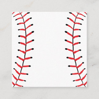 Baseball Seams Sportstil Baseball Thema Begleitkarte