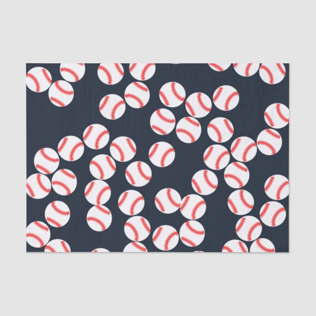 Baseball-Seidenpapier Seidenpapier (Vorderseite)