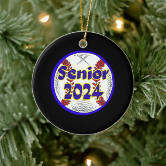 Baseball Senior Class 2024 Keramik Ornament