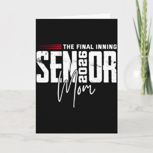Baseball Senior-Mom 2026 letztes Inning BaseballBa Karte