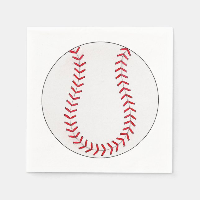 Baseball Serviette (Vorderseite)