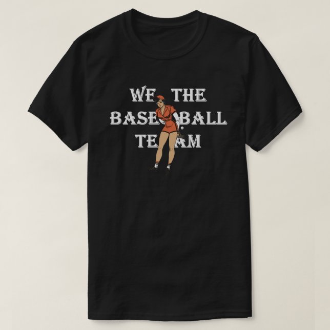 Baseball-Shirt, Baseball-T - Shirt, Baseball-Jerse T-Shirt (Design vorne)