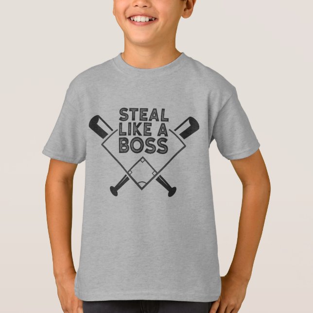 Baseball-Shirt für Jungen T-Shirt (Vorderseite)