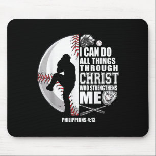 Baseball-Shirt Kinder Jungen Christlich Jungs Spaß Mousepad