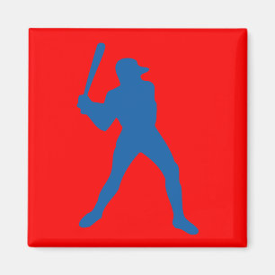 Baseball-Silhouette Magnet