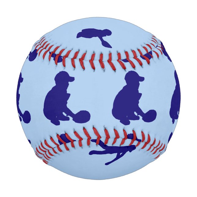 Baseball-Silhouetten Baseball (Vorderseite)