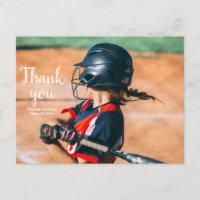 Baseball Simple Sporty Danke Postcard