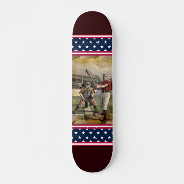 Baseball : Skateboard Vintage (Devant)