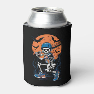 Baseball Skelett Halloween Baseball Halloween Dosenkühler