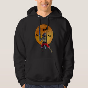 Baseball-Skelett Männer Jungen Pirat Baseball Hall Hoodie