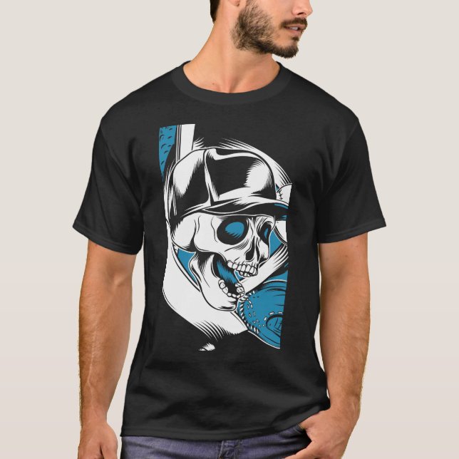 Baseball Skull T-Shirt (Vorderseite)