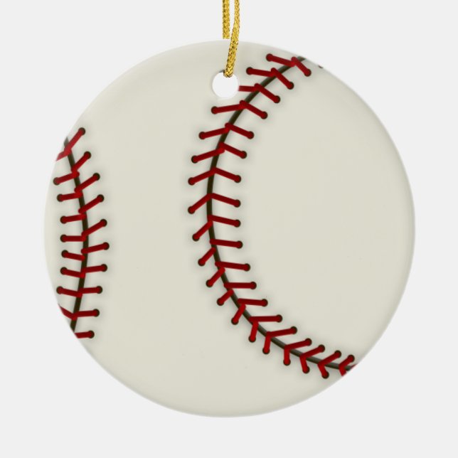 Baseball-Sky Keramik Ornament (Vorne)
