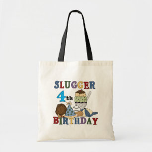 Baseball Slugger 4. Geburtstag Tragetasche