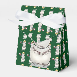 Baseball Snowman Weihnachten Geschenkschachtel