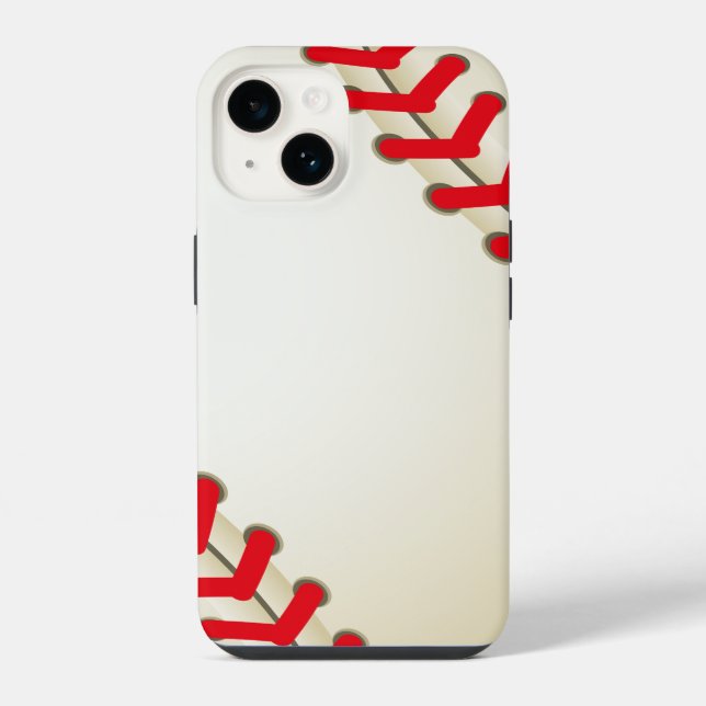 Baseball Softball Ball iPhone Hülle (Rückseite)