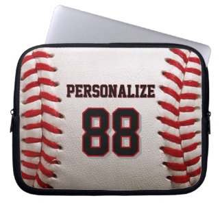Baseball Softball Benutzerdefinierter Name und Num Laptopschutzhülle