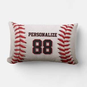 Baseball Softball Benutzerdefinierter Name und Num Lendenkissen