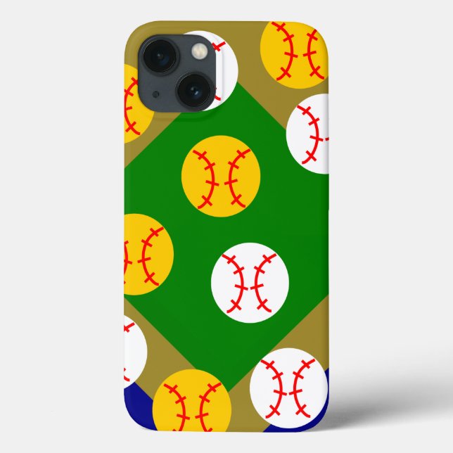 Baseball/Softball Case-Mate iPhone Hülle (Rückseite)