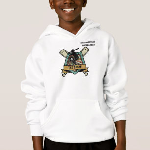 Baseball Softball Club Mannschaftsliga Name Nummer Hoodie