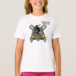 Baseball Softball Club Mannschaftsliga Name Nummer T-Shirt